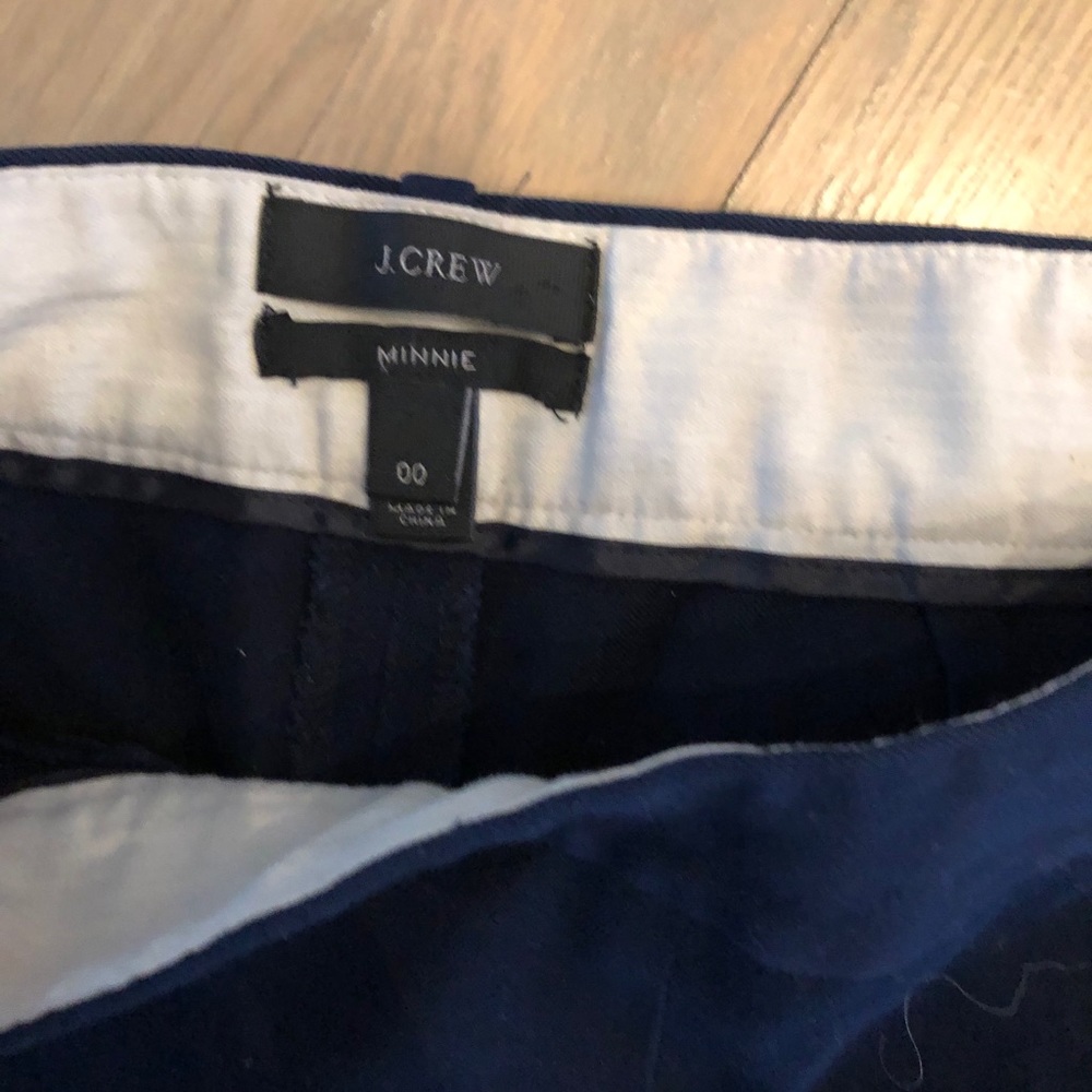 Jcrew Minnie pant navy